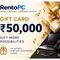 RENTOPC Gift Card ₹50,000