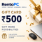 RentoPC Gift Card ₹500