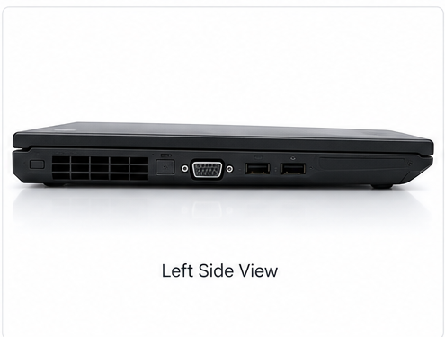 Lenovo ThinkPad T430 left side ports view